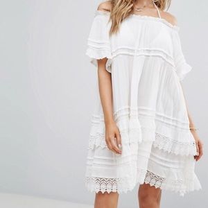 Surf Gypsy off the Shoulder Dress